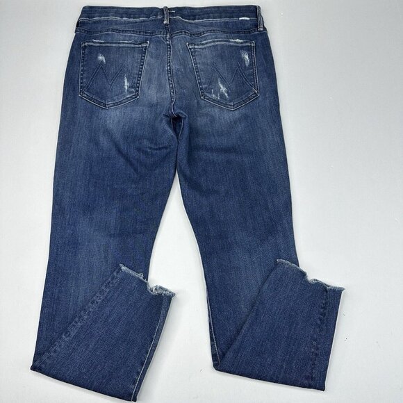 Mother Women's The Looker Ankle Chew Breaking The Law Designer Jeans W30-31/L27 - Picture 4 of 15